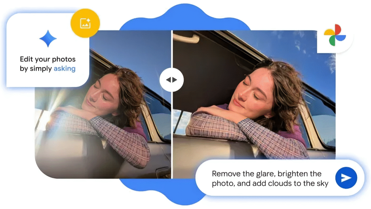 Google Photos AI Editing